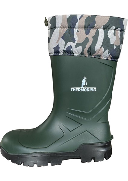 Thermoking Pu Kısa Konçlu Haki Çizme