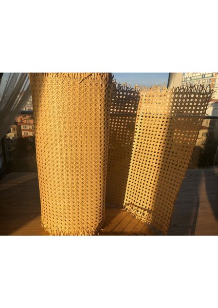 45 cm x 1M Plastik Hazeran Hasır(Sütlü Kahve)