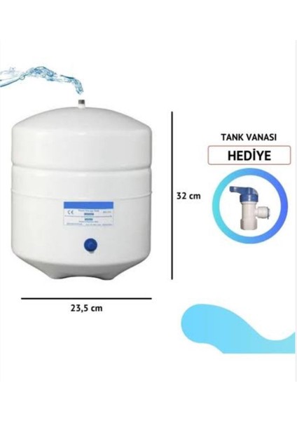 Orjinal Water 8 Litre Su Arıtma Tankı