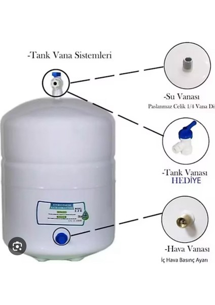 Orjinal Water 8 Litre Su Arıtma Tankı fiyatları