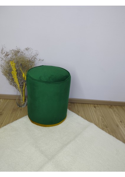 Yeşil Baybface Kumas Ayak Ucu Pufu ,antre Pufu ,dekoratif Puf ,makyaj Pufu ,kapıönü Pufu fiyatları