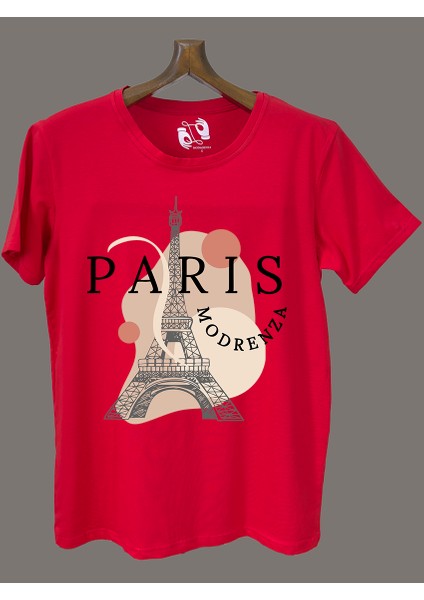 Regular Bisiklet Yaka Baskılı T-Shirt