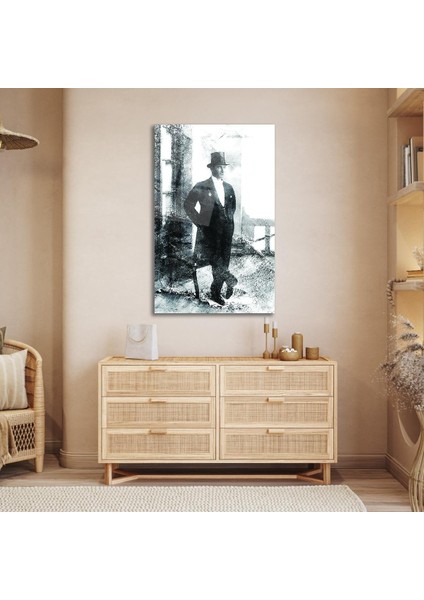 Atatürk & Bayrak Cam Tablo