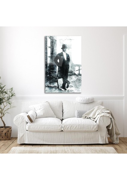 Atatürk & Bayrak Cam Tablo