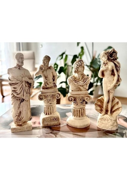 Antik Yunan Mitolojik Heykel Seti, 4 Lü Set, Heykel Seti, Bohem Heykel