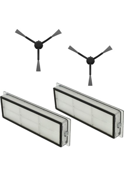 Xiaomi Vacuum Mop 2 Ultra (STYTJ05ZHMHW) Robot Süpürge Uyumlu 4'lü - Yedek Parça Seti