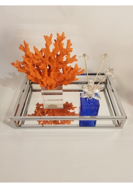 Dekoratif Kristal Kaideli Mercan - Turuncu fiyatları