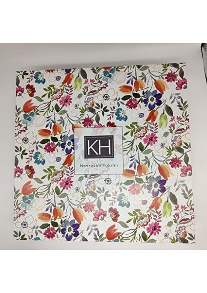 Metrashop Home Parlin FUŞYA Pamuk Çift Kişilik Nevresim Takımı