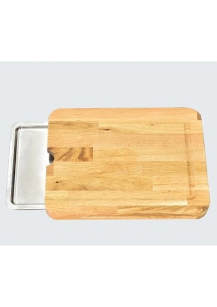 Pratik Tepsili Ahşap Kesme Tahtası Tdrtr indirimleri