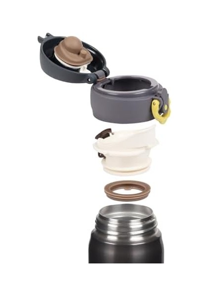Metrashop JNL-500 Ultralight Mug 0.50 Lt Kömür Rengi Termos 198449