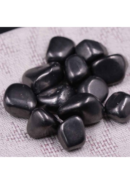 Shungite Taşı Doğal Taş Kütle (Tamburlanmış/tımbıl)