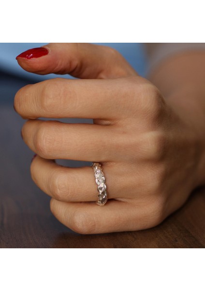 925 Ayar Gümüş Dört Tel Burma Yüzük