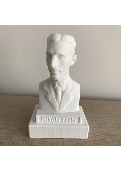 Nikola Tesla Büstü Dekoratif Obje Kitaplık Dekor Hediyelik Biblo indirimleri
