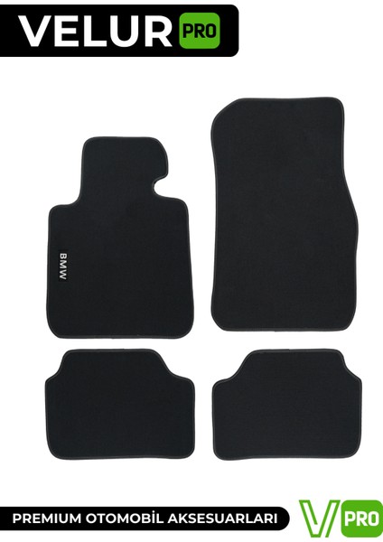 Velurpro Bmw 1 Seri F20 2012-2018 Araca Özel Halı Paspas Araba Halısı Oto Paspas