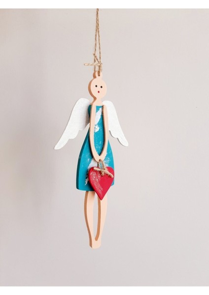 Ahşap Obje Melek Handmade