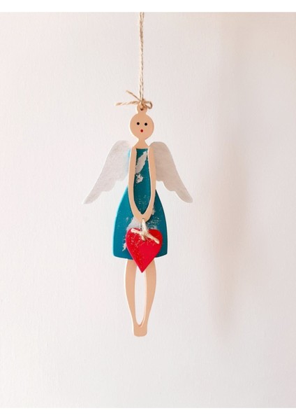 Ahşap Obje Melek Handmade