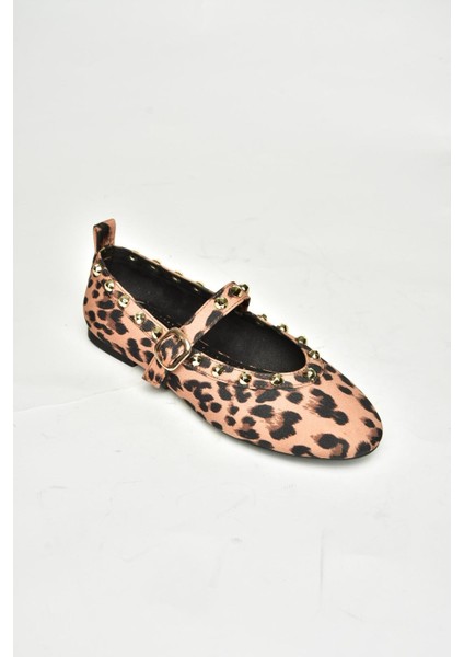 T820841104 Leopar Kumaş Kadın Babet indirimleri