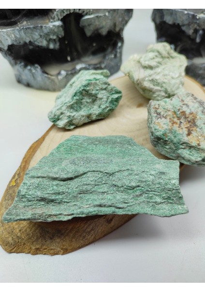 Fuksit Ham Doğal Taş Kaya (Sertifikalı) modelleri