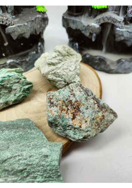 Fuksit Ham Doğal Taş Kaya (Sertifikalı) fırsatları