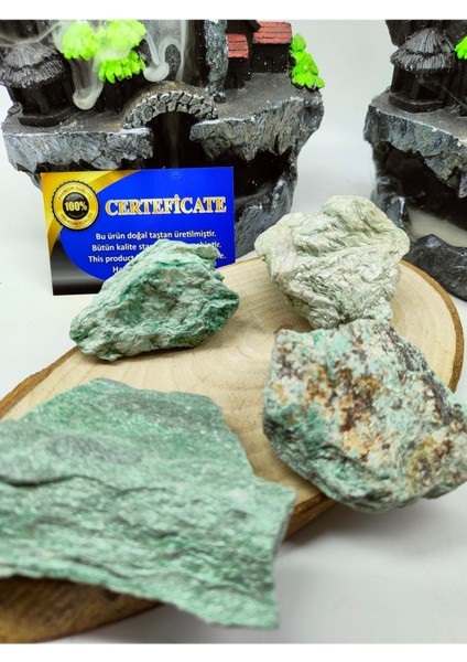 Fuksit Ham Doğal Taş Kaya (Sertifikalı) indirimleri