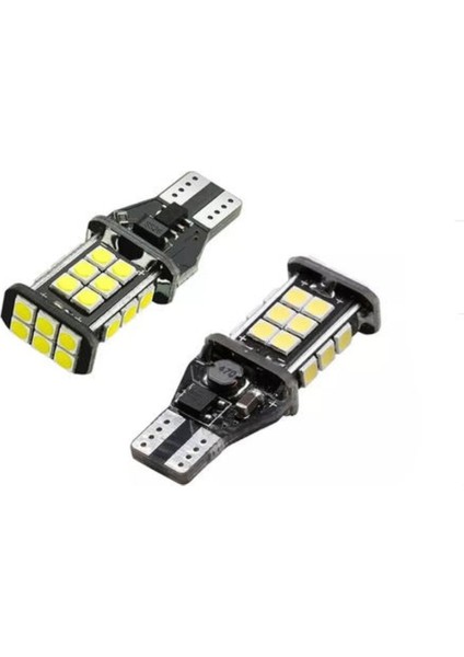 2 Adet T15 LED 24 Ledli Ampul Beyaz