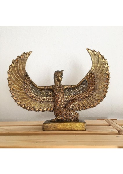 Antik Mısır Mitolojisi Tanrıça Isis Heykeli