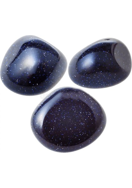 Sertifikalı Mavi Yıldız Taşı Doğal Taş Kütle (3 Adetli)