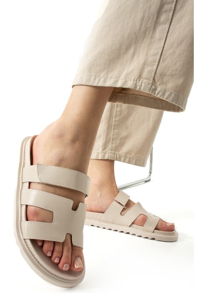 Herina Cırtlı Rahat Taban Kadın Terlik modelleri