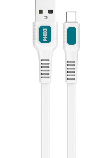 Force CB457T Yassı ve Güçlendirilmiş Type-C USB Şarj ve Data Kablo - Lisinya