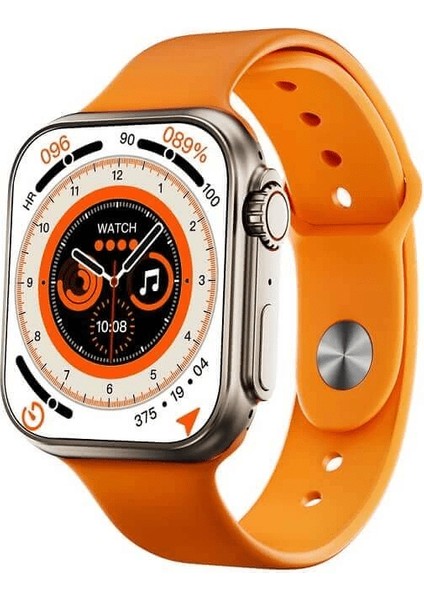 Gs Ultra 8 Max 45MM Kordon Kilitli Watch 8 Ultra 2.08 Ekran Akıllı Saat - Konuşma Özellikli ( Lisinya )