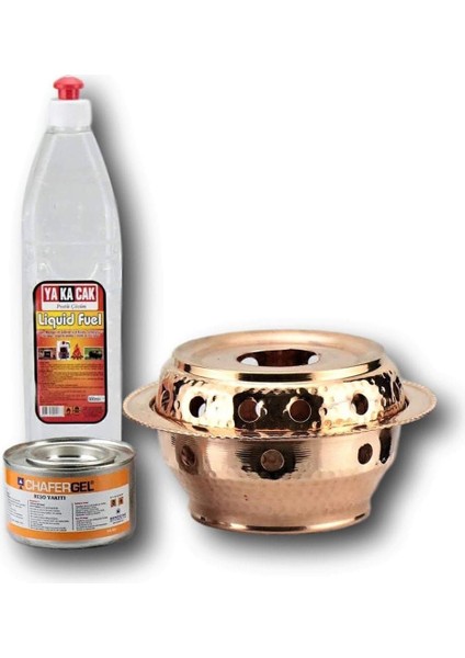 Kırmızı Bakır Osmanlı Ocağı Orta Boy