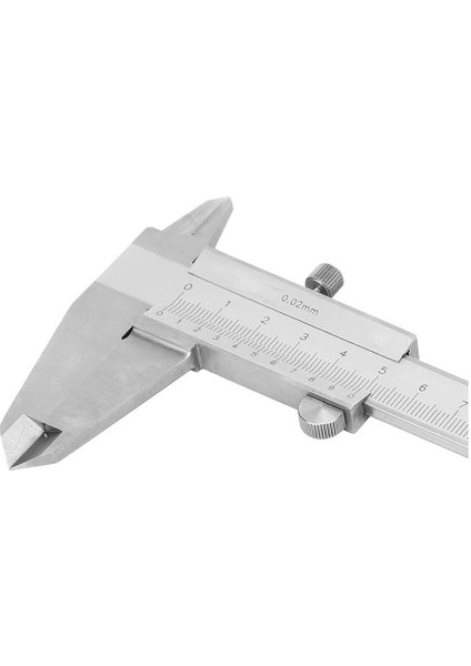 Profesyonel Mekanik Kumpas 150 mm / 0.02 mm - Paslanmaz Çelik Sürmeli Kumpas