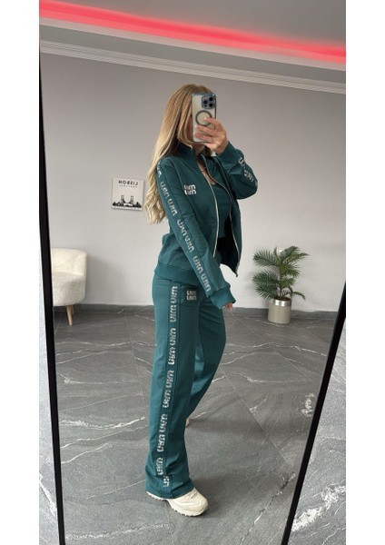 Kadın Yeni Sezon Fitilli Crop 2 Iplik Compakt Kumaş Yüksek Kalite Licralı Alt Üst Takım