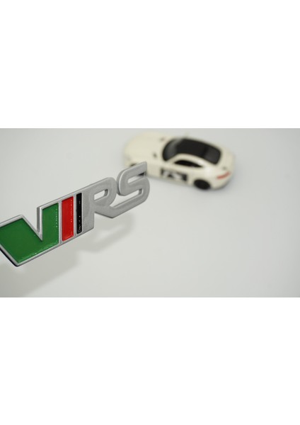 Skoda Vrs Bagaj Yeşil Gri 3m Yazı Logo Arma