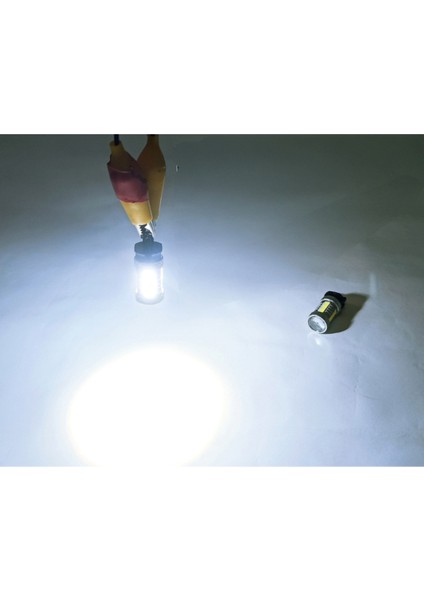 2 Adet PW24W LED 30 Ledli Mercekli Gündüz Far Ledi Beyaz