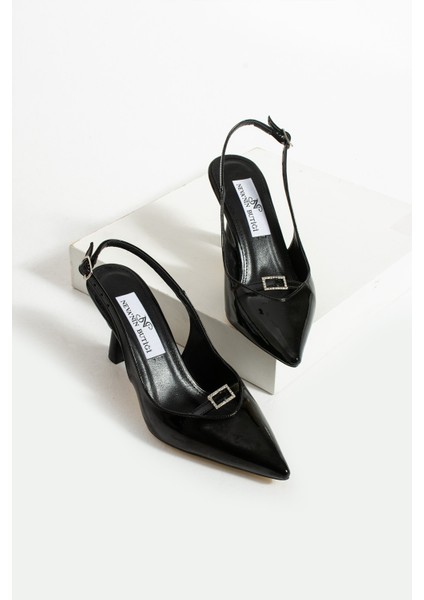 Kalimera Arkası Açık Aksesuarlı Kadın Topuklu Ayakkabı fırsatları