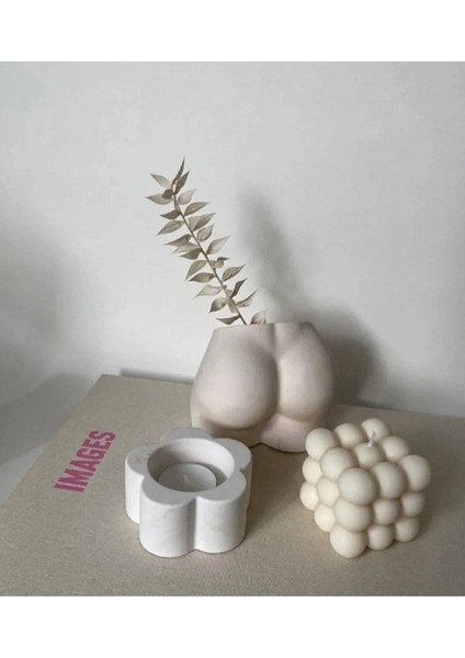 Popo Vazo Booty Vase Kadın Vücudu Modern Dekor Iskandinav Minimal Bohem Tarz Obje Kalemlik indirimleri