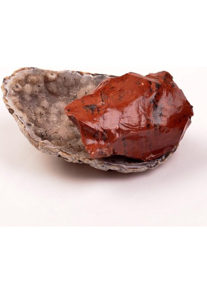 Kahverengi Ham Obsidyen Taşı Kütle