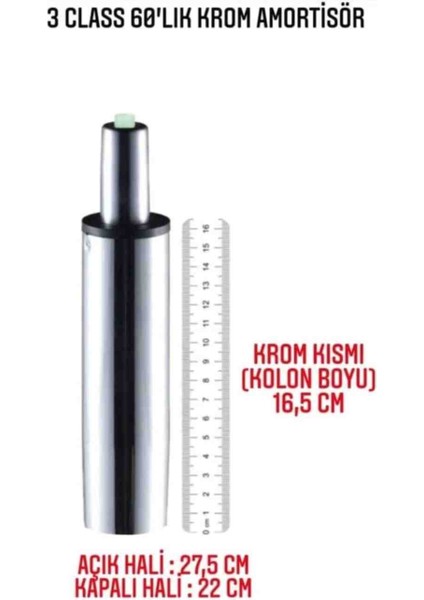 Sandofis 3 Class 60'lık Krom Amortisör