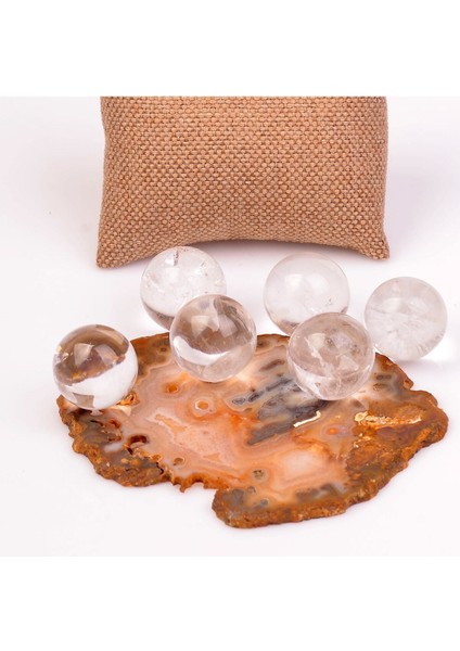 Küçük Boy Kristal Kuvars Taşı Küre