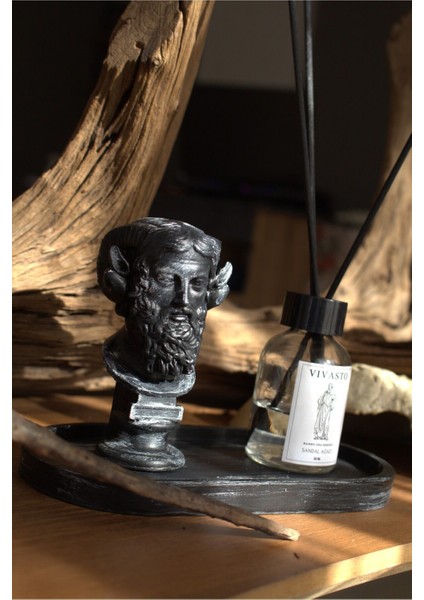 Vıvasto‘ Büyük Alexandros’ Biblo Eskitme Bambu Çubuklu Oda Kokusu (50ML Sandal Ağacı)
