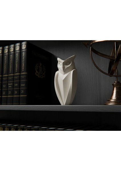 Dekoratif Baykuş Biblosu 20CM