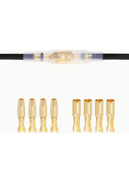 Pirinç Mermi Yuvarlak Başlı Terminal 4.0mm