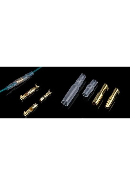 Pirinç Mermi Yuvarlak Başlı Terminal 4.0mm