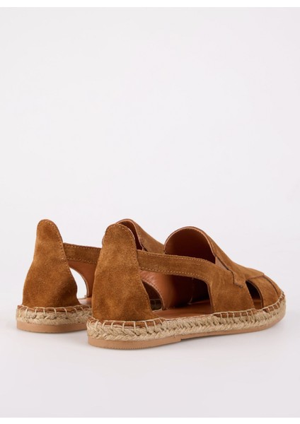 Deri Taba Kadın Espadril D-Gemma modelleri
