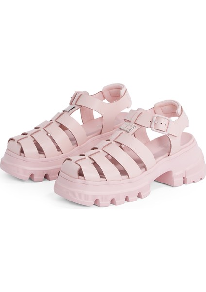 Deri Pembe Kadın Sandalet EN0EN02751