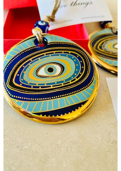 Modern Muska - Nazar Boncuğu Duvar SÜSÜ-13CM
