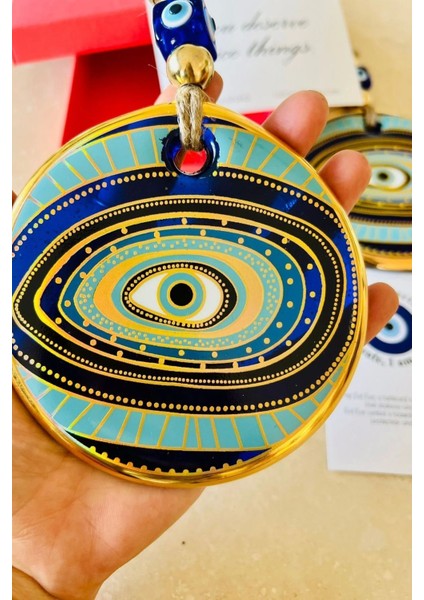 Modern Muska - Nazar Boncuğu Duvar SÜSÜ-13CM fiyatları