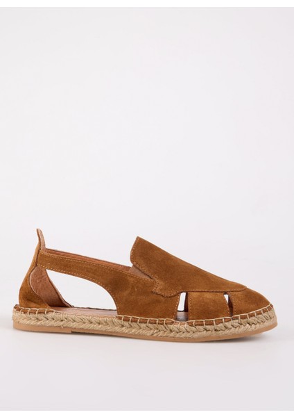 Deri Taba Kadın Espadril D-Gemma