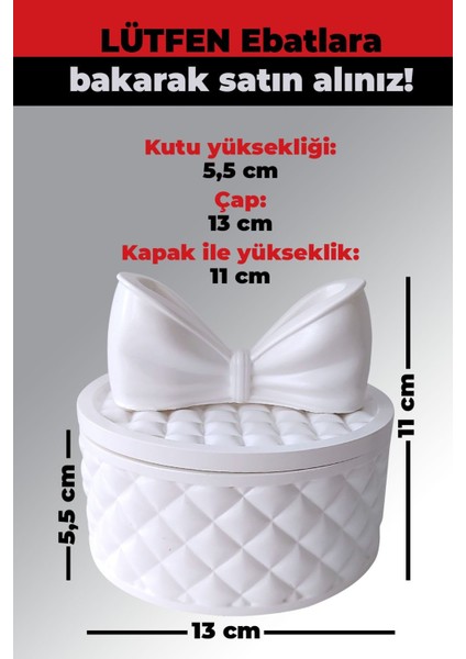 Çok Amaçlı Dekoratif Beton Saklama Kutusu